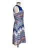 BCBGMAXAZRIA 100% Polyester Chevron-herringbone Blue Cocktail Dress Size 6 - photo 4