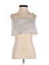 Reformation Silver Sleeveless Top Size 2 Petite - photo 1