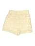 Rebellion 100% Cotton Ivory Shorts Size S - photo 2