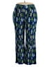 Target 100% Polyester Print Blue Casual Pants Size XL - photo 1