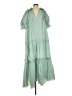 Acler 100% Polyester Green Casual Dress Size 4 - photo 1
