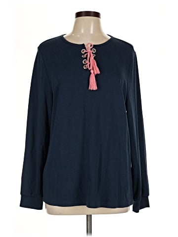 Quacker Factory Long Sleeve Blouse (view 1)