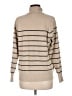 Universal Standard Stripes Tan Turtleneck Sweater Size 6 - 8 - photo 2