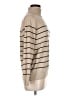 Universal Standard Stripes Tan Turtleneck Sweater Size 6 - 8 - photo 4
