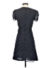 H&M 100% Polyester Polka Dots Black Blue Casual Dress Size 2 - photo 2