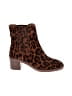 Madewell Animal Print Brown Ankle Boots Size 6 - photo 1