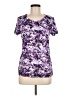 Exertek 100% Polyester Floral Purple Active T-Shirt Size M - photo 1