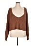 Lunya Brown Pullover Sweater Size XL - photo 1