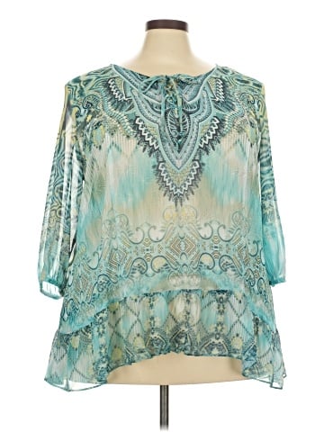 Style&Co 3/4 Sleeve Blouse (view 1)