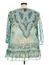 Style&Co 100% Polyester Teal 3/4 Sleeve Blouse Size 3X - photo 2