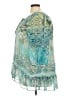 Style&Co 100% Polyester Teal 3/4 Sleeve Blouse Size 3X - photo 5