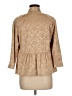 Susan Bristol 100% Polyester Paisley Tan Coat Size M - photo 2