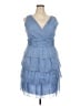 Talbots Blue Cocktail Dress Size 18 - photo 1