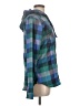 Mountain Hardwear Plaid Blue Sweatshirt Size L - photo 4