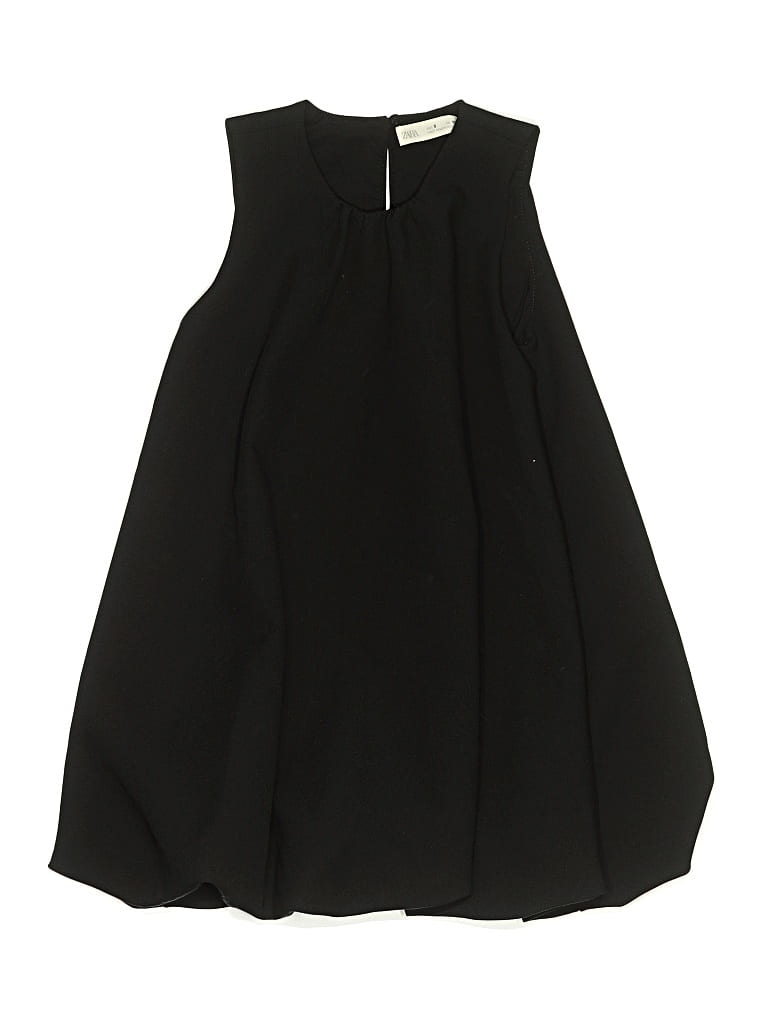 Pre-owned Zara Kids' Dress In Black
