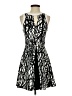 Adelyn Rae 100% Polyester Graphic Black Cocktail Dress Size XS - photo 1