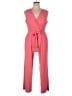 NY Collection Solid Pink Jumpsuit Size XL Petite - photo 1