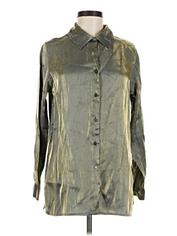 Jaclyn Smith Long Sleeve Button-Down Shirt (view 1)