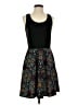 Mighty Fine Graphic Black Casual Dress Size S - photo 1