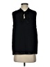 DR2 100% Polyester Black Sleeveless Blouse Size S - photo 1