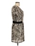 Forever 21 Graphic Silver Cocktail Dress Size L - photo 4