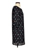 Pink Owl 100% Polyester Print Black Casual Dress Size S - photo 4