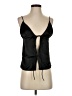 Zara 100% Polyester Black Sleeveless Blouse Size S - photo 1