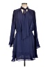 Parker 100% Polyester Blue Casual Dress Size L - photo 1