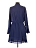 Parker 100% Polyester Blue Casual Dress Size L - photo 2