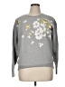 J.Crew 100% Cotton Floral Gray Sweatshirt Size XL - photo 1