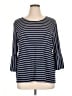 Chico's Blue 3/4 Sleeve T-Shirt Size XL - photo 1