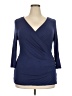 Bravissimo Blue 3/4 Sleeve Top Size 18 - photo 1