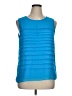 Dana Buchman 100% Polyester Blue Sleeveless Blouse Size XL - photo 1
