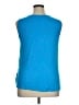 Dana Buchman 100% Polyester Blue Sleeveless Blouse Size XL - photo 2
