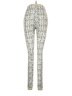 Commando Print Silver Leggings Size M - photo 1