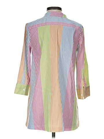 Sara Campbell 3/4 Sleeve Button-Down Shirt (view 2)