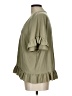 Very J Green Short Sleeve Blouse Size L - photo 5