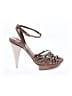 Lanvin Metallic Brown Sandals Size EU 38 - photo 1
