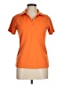 Pebble Beach 100% Polyester Orange Short Sleeve Polo Size M - photo 1