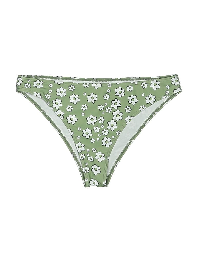 Pre-owned Unbranded Swimsuit Bottoms In Green