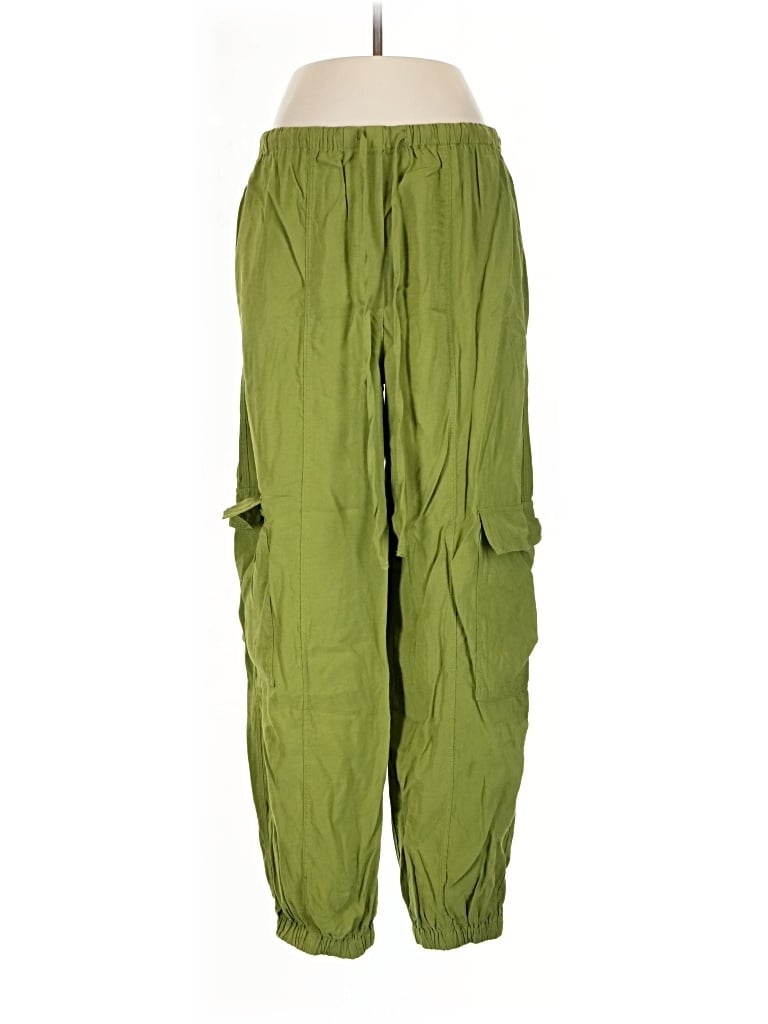 Pre-owned By Anthropologie Cargo Pants In Green