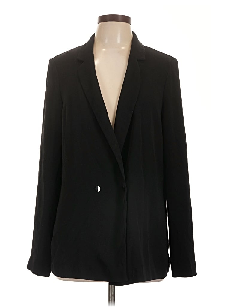 Pre-owned Topshop Blazer Jacket In Black