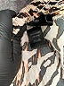 Torrid 100% Polyester Animal Print Silver Casual Pants Size 4X Plus (4) - photo 5