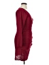 Unbranded 100% Polyester Burgundy Cocktail Dress Size XL - photo 4