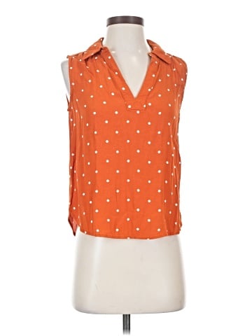 Ann Taylor LOFT Sleeveless Button-Down Shirt (view 1)