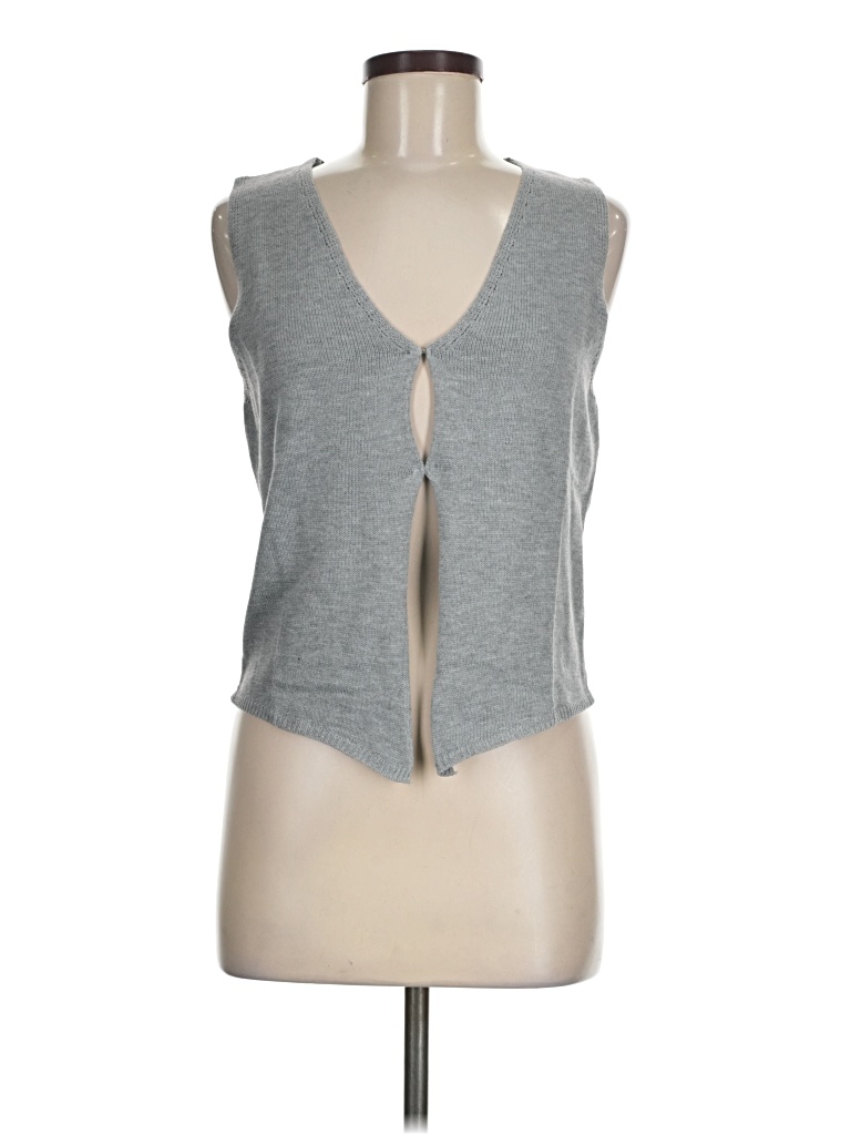 Pre-owned Unbranded Cardigan Sweater In Gray
