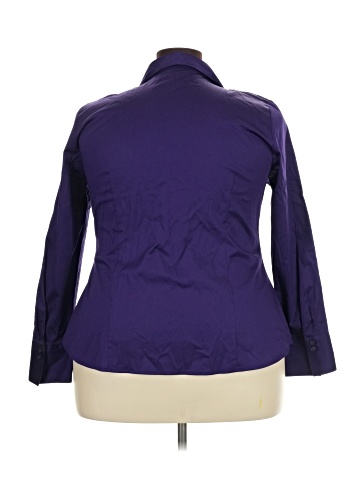 Lane Bryant 3/4 Sleeve Button-Down Shirt (view 2)