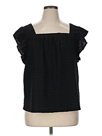 Maison Jules Short Sleeve Blouse (view 1)