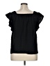 Maison Jules Black Short Sleeve Blouse Size XL - photo 2
