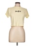 Topshop Yellow Short Sleeve Top Size 6 - photo 1
